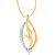 Mani Jewel 10Kt Gold & 0.18 cts Certified Diamond Pendant (Design 1)
