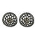 Jazz Jewellery Designer Black Alloy Black and White Ad CZ Stone Traditional Stud Earrings For Womens