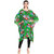 Vaio Fashion Multi Round Neck With Knot In Neck Floral Print H Work Embriodry Kaaftan