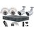 Ovitronix-4 Channel AHD COmbo Kit with 2Dome HD and 2 Bullet HD Camera with BNC  DC Connectors