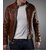 Leather collection Brown Colour Pure Leather jacket for Men's