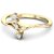 Tycarati Elegant 0.08Cts Diamond Studded Ring In 1.98Gm Yellow Gold Size 9
