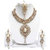 Jewels Gold American Diamond Alloy Gold Plated JG-4113 Necklace Set