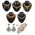 Kriaa Alloy Multicolor Set of 5 Jewellery Set With Free Earring  kada - 1002041