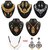 Kriaa Alloy Multicolor Set of 5 Jewellery Set With Free  Manglasutra  Earring - 1002044