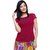 Majori Women's Georgette Wine Top