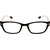 Glitters Black White Sheet Eyeglasses