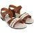 Armado Women's Brown & Tan Sandals