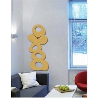 Acrylic Wall Clocks - Wodden Stone Clock GLAC012