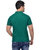Surly Green Solid Polo T-Shirt with Embroidery