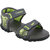 Action Campus Kid's (Boys and Girls)Dark Grey Parrot Green Silver Synthetic Casual Sandals 2C UK