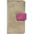 Jojo Flip Cover for LG G3 (CDMA)         (Tan, Pink)