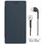 Flip Cover for Micromax Canvas Blaze 4G PLUS Q414 with Earphones