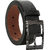 Comfort Zone Black Textured Men's Belt