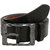 Comfort Zone Black Textured Men's Belt