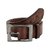 Comfort Zone Brown Textured Men's Belt
