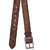 Comfort Zone Brown Textured Men's Belt