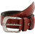 Comfort Zone Maroon Textured Men's Belt