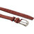 Comfort Zone Maroon Textured Men's Belt