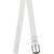 Comfort Zone White Plain Men's Belt