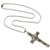 Men Style Best Collection Christ Crucifix Christian Cross  Silver  Stainless Steel  Cross Pendent