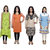 Indistar Women's Combo Pack Offer (Set of 4 Printed Stitched Kurti)
