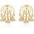 Spargz Traditional Gold Plated Beautiful Pearl Design Jhumki earring AIER 603