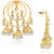 Spargz Traditional Gold Plated Beautiful Pearl Design Jhumki earring AIER 603