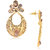 Spargz Modern Gold Plated Dangle Earrings For Women AIER 606