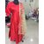 RapidDukan Semi-Stitched Red Color Long Embroidered Anarkali GownSF801