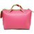 Tuelip Pink Fashion Zipped Handle Hand PU Bag for Women