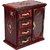 Tuelip Single Door-Cupboard Design Jewellery  MakeUp Vanity Box - Red (No of units 1)