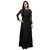 VM Women Black Solid Maxi Dress