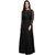 VM Women Black Solid Maxi Dress