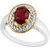 925 Sterling Silver Natural Ruby studded Solitaire Ring by Allure