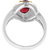 925 Sterling Silver Natural Ruby studded Solitaire Ring by Allure