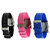 Vr Sales 3 combo blue, pink, black glory for women analog watch