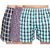 UNIX RED BLUE CHECKS BOXERS FOR MEN (PACK OF3)