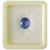 Fedput 7.25 Ratti Blue Sapphire gemstone or neelam stone