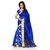 Kia Fashions haka bhagalpuri blue color saree