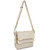 Kleio Double Flap Metal Corner Classy Sling bag (Beige) ESR200006KL-BE