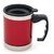 Tuelip Stainless Steel Insulated Coffee Tea Water Mug with Sipper Lid 400 ml (Red)