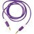 Flat Aux Stereo 3.5mm Music Transfer Car Auxiliary Cable for Mobiles, Car Auxiliary and Speakers (Purple)