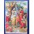 Original Oleograph - Ravi Varma Press(1892-1972) -Bharat Bhent - 14x10 inch on Paper