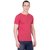 American-Elm Mens Red Cotton Printed T-Shirt