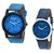 Danzen Blue Quartz Couple Watches