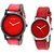 Danzen Analog Leather Watches for Lovely Couple -dz-417-425