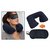 Urban Living 3 in 1 Travel Kit Combo - Pillow , Ear Buds  Eye Mask ( Assorted Color)