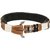 Sakhi Styles men's handmade genuine leather bracelet with anchor charm adjustable size with metal stud closer.