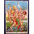 Original Oleograph - Ravi Varma Press(1892-1972) -Ahimheev Vadh - 14x10 inch on Paper